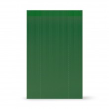 Sobres de papel kraft verjurado color verde botella con una medida de 30+5x50, fabricado con un papel de 50 gramos.