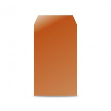 Paquete de 100 unidades de sobres de papel de celulosa de 50 gramos color naranja