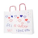 Bolsa de papel para regalo | 32+12x37 cm | Caja 125uds